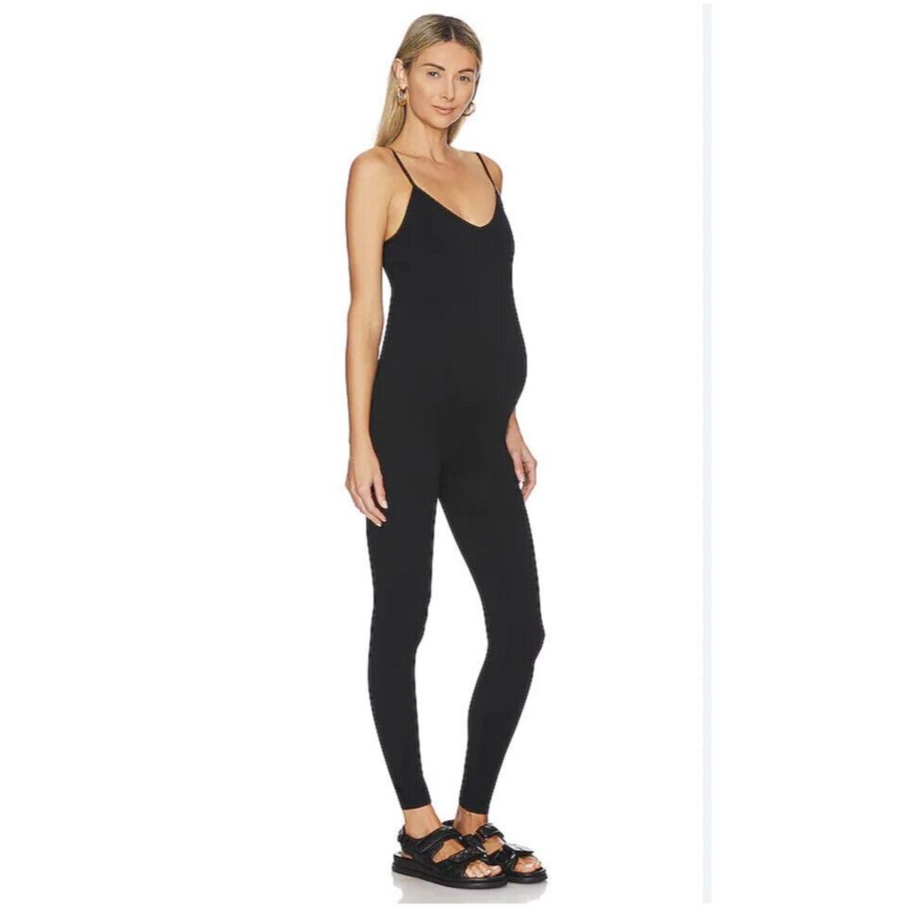 NWT The Hatch Body RIB UNITARD BODYSUIT color BORDEAUX Size Small